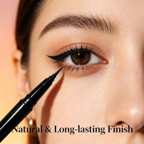 Ultra-Fine Water-Based Eyeliner Pen – Precise Smooth Application, Natural Look, Portable for Daily & Stage Makeup