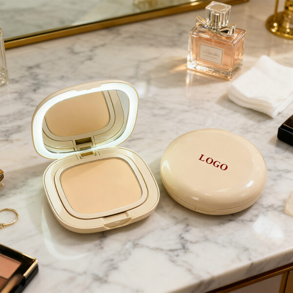 Makeup Compact with LED Light – Contour, Concealer & Foundation