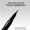 Ultra-Fine Water-Based Eyeliner Pen – Precise Smooth Application, Natural Look, Portable for Daily & Stage Makeup