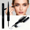 6 Double-ended Water-based Eyeliner Pen - Ultra-fine & Thick Tips, Waterproof & Smudge-proof