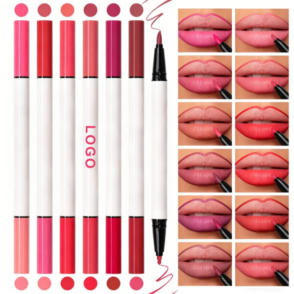 Multi-Head Lip Liner Pencil – Long Wear, Rich Color, Smooth Application