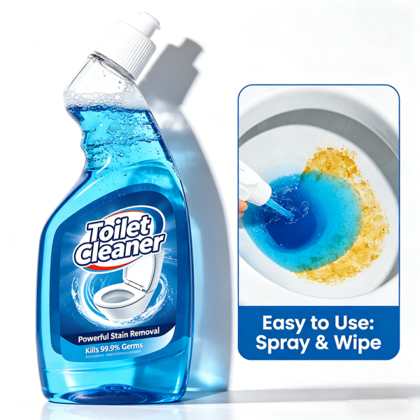 Heavy Duty Toilet Cleaner | Fast Acting Formula Removes Rust, Stains & Odors Efficiently